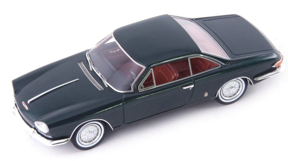 CHEVROLET CORVAIR COUPE PININFARINA 1962 DARK GREEN 1:43