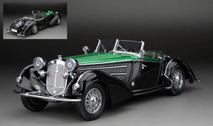 HORCH 855 SPECIAL ROADSTER 1939 BLACK/DARK GREEN 1:18