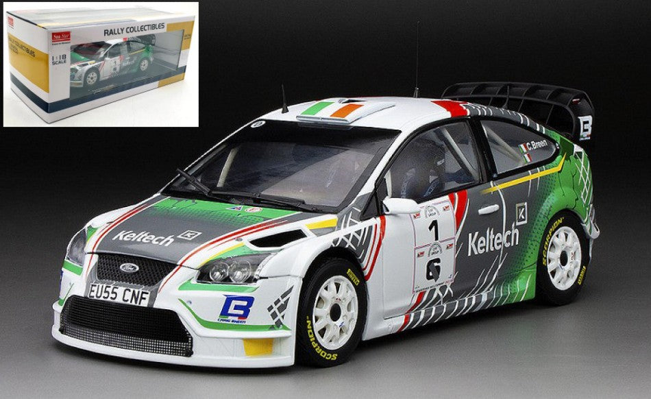 FORD FOCUS WRC06 N.1 WINNER BOGGERAGH RALLYSPR. 2022 BREEN-BRENNAN 1:18