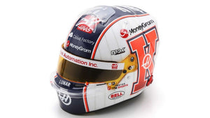 MONEYGRAM HAAS F1 TEAM - KEVIN MAGNUSSEN - MIAMI GP HELMET 2023 hvid/blå/rød 1:5