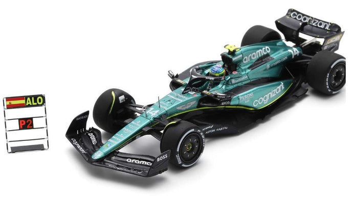 ASTON MARTIN N.14 2nd CANADA GP 2023 FERNANDO ALONSO W/PIT B.1:43