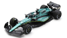 Indlæs billede til gallerivisning ASTON MARTIN ARAMCO COGNIZANT F1 TEAM AMR23 #18 LANCE STROLL 9th CANADA GP 2023 grøn/sort/gul 1:43