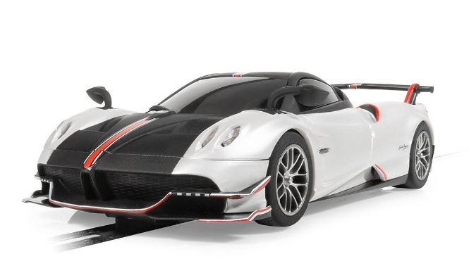 PAGANI HUAYRA BC ROADSTER METALLIC PEARL WHITE SLOT 1:32