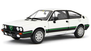 Alfa Romeo SPRINT 1.5 QUADRIFIGLIO VERDE 1983 hvid/sort/grøn 1:18