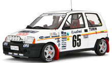 Indlæs billede til gallerivisning Fiat CINQUECENTO TROFEO #65 RALLY MONTE CARLO 1993 hvid/gul/rød 1:18