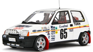 Fiat CINQUECENTO TROFEO #65 RALLY MONTE CARLO 1993 hvid/gul/rød 1:18
