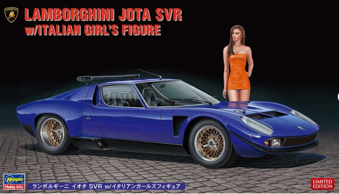 LAMBORGHINI JOTA SVR WITH GIRL FIGURE 1970 / 1:24
