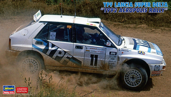 LANCIA DELTA HF INTEGRALE YPF N 11 RALLY ACROPOLIS 1992 JORGE RECALDE - MARTIN CHRISTIE / 1:24