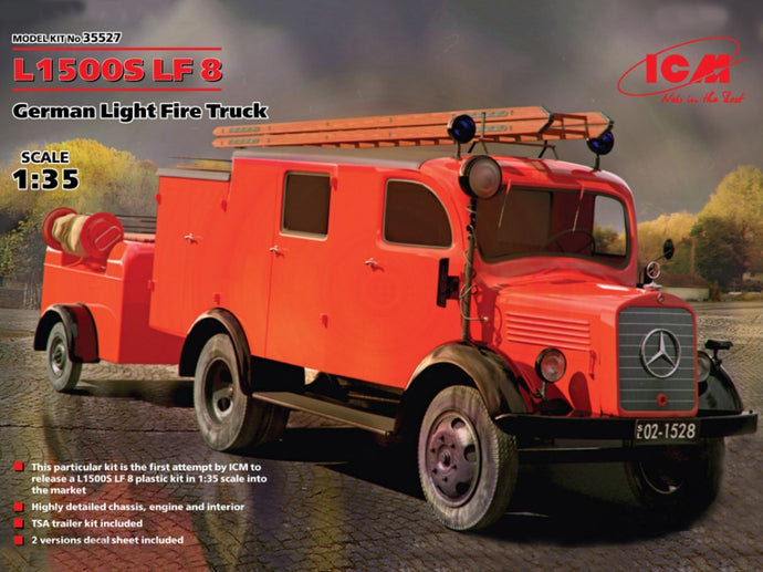 L1500S LF 8 GERMAN LIGHT FIRE TRUCK KIT 1:35