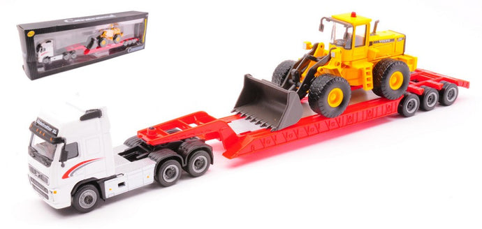 VOLVO FH12 WITH BULLDOZER L150C 1:87