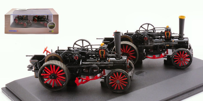 TRATTORI FOWLER BB1 PLOUGHING ENGINE x 2 MASTER & MISTRESS 1:76