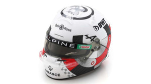 BELL HELMET F1 CASCO HELMET RENAULT A523 TEAM BWT ALPINE N 31 BELGIUM GP 2023 ESTEBAN OCON WHITE BLACK RED 1:5