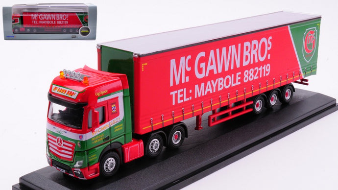 BILICO MERCEDES ACTROS GSC CURTAINSIDE Mc GAWN BRO.S 1:76