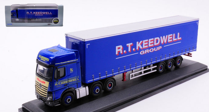 BILICO MERCEDES ACTROS GSC CURTAINSIDE KEEDWELL GROUP 1:76
