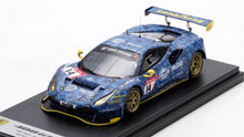 Indlæs billede til gallerivisning FERRARI 488 GT3 EVO 3.9L TURBO V8 HELLA PAGID RACING ONE TEAM N 14 24h NURBURGRING 2021 CHRISTIAN KOHLHAAS - STEPHAN KOHLER - MIKE JAGER - NORBERT SCHNEIDER BLUE 1:43
