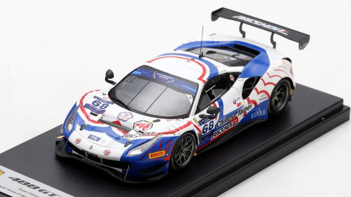 FERRARI 488 GT3 EVO N.68 FIA CUP PAUL RICARD 2022 EVAN CHEN 1:43