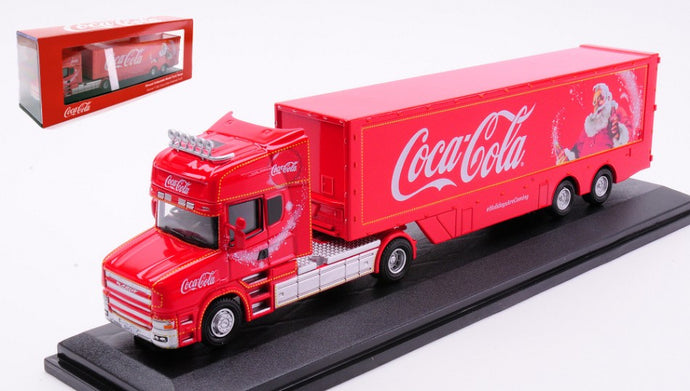 BILICO SCANIA T CAB BOX TRAILER COCA COLA 1:76