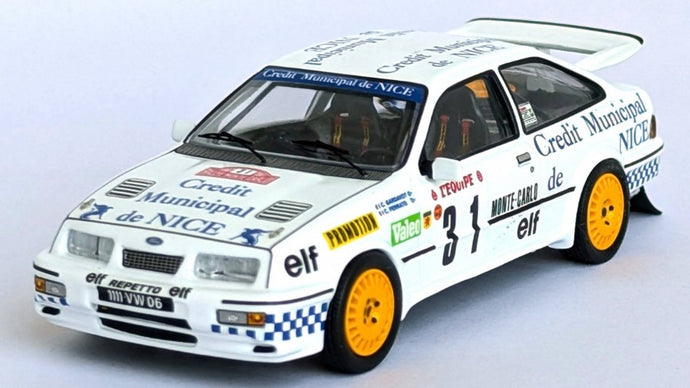 FORD SIERRA RS COSWORTH MONTE CARLO RALLY 1987 GARDAVOT-FERRATO 1:43