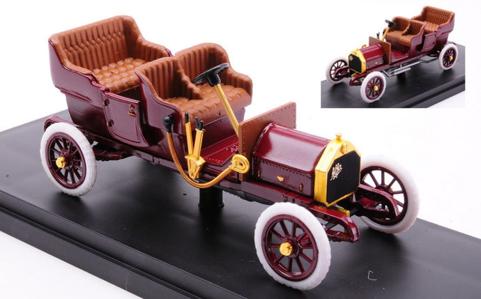 ALFA ROMEO 24hp TORPEDO 1910 DARK RED 1:43
