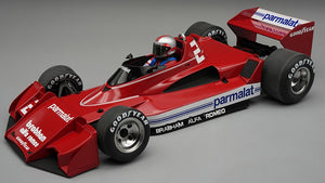 Brabham BT45C ALFA ROMEO F1 #2 J. WATSON BRAZILIAN GP 1978 + FIGUUR rød/hvid/blå 1:18