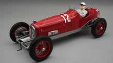 Indlæs billede til gallerivisning Alfa Romeo P3 TIPO B #12 TAZIO NUVOLARI FRENCH GP 1932 + FIGUUR rød 1:18
