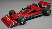 Indlæs billede til gallerivisning Brabham BT45C ALFA ROMEO F1 NIKI LAUDA - PAUL RICARD TEST 1978 + FIGUUR rød/sort/blå 1:18