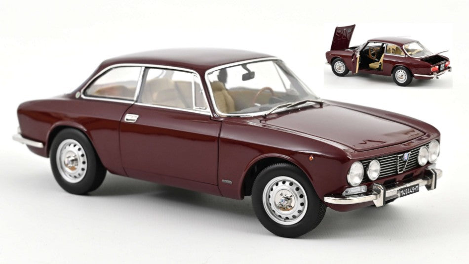 ALFA ROMEO 2000 GTV 1973 MAROON 1:18