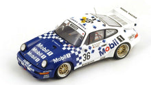 Indlæs billede til gallerivisning Porsche 911 CARRERA RSR 3.8 #36 FITTIPALDI/JARIER/ALZEN WINNER 24H SPA 1993 blå/hvid 1:43