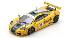 Indlæs billede til gallerivisning Mclaren F1 GTR #51 WALLACE/BELL/BELL 3rd 24H LE MANS 1995 gul/mørk grøn 1:43