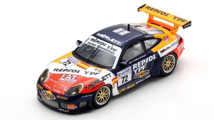 PORSCHE 996 GT3 R N.72 24 H LE MANS 2000 SALDANA-LAVAGGI-VILLARROEL 1:43