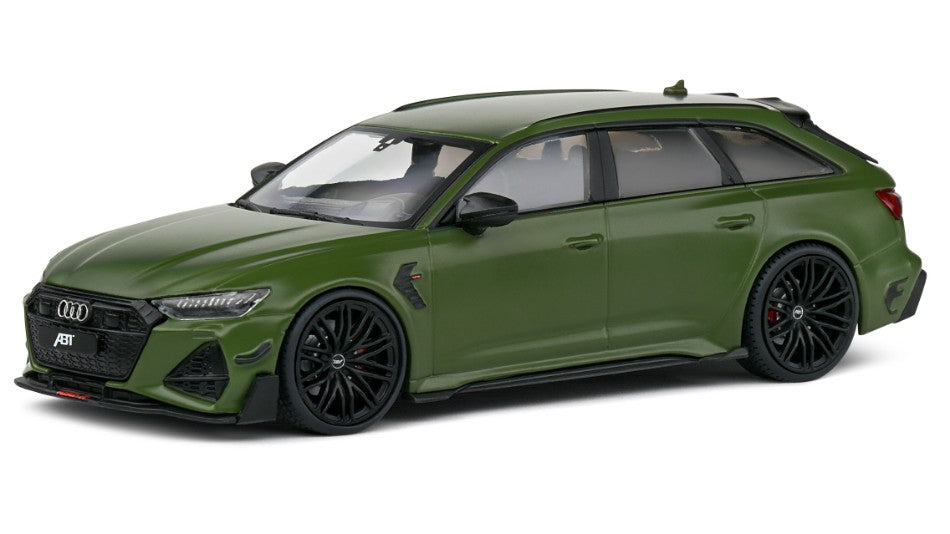 AUDI A6 RS6-R ABT AVANT SW STATION WAGON 2022 OLIVE GREEN 1:43