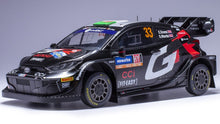 Indlæs billede til gallerivisning Toyota GR YARIS RALLY1 HYBRID #33 EVANS/MARTIN RALLY SWEDEN 2024 sort/hvid/rød 1:18