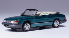 Indlæs billede til gallerivisning Saab 900 CABRIOLET 1991 grøn metallic 1:43 fra Ixo Model