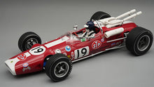 Indlæs billede til gallerivisning Lotus 38 #19 JIM CLARK 2nd PLACE INDY 500 1966 + FIGUUR rød/hvid 1:18
