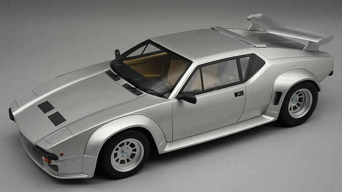 DE TOMASO PANTERA GT5 1982 METALLIC SILVER 1:18