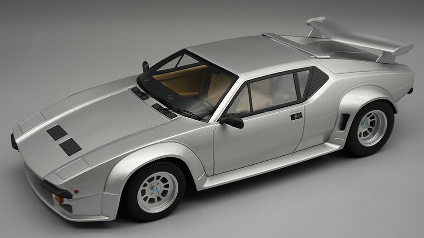 DE TOMASO PANTERA GT5 1982 METALLIC SILVER 1:18