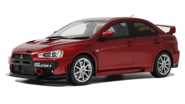 MITSUBISHI LANCET EVO X FQ 400 2012 RED 1:18