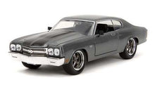 Indlæs billede til gallerivisning Chevrolet CHEVELLE SS 1970 - FAST &amp; FURIOUS grå 1:24