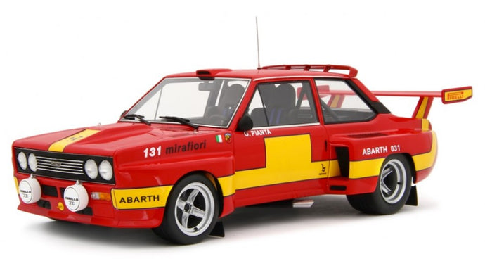 FIAT ABARTH 031 PRESENTAZIONE RED 1:18