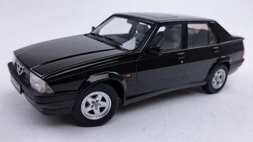 ALFA ROMEO 75 1988 BLACK 1:18