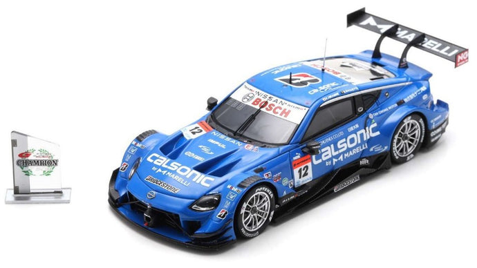 CALSONIC IMPUL Z N.12 SUPER GT500 2022 W/CHAMPION BOARD K.HIRAMINE-B.BAG