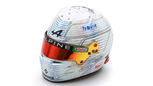 Indlæs billede til gallerivisning BELL HELMET F1 CASCO HELMET RENAULT A523 TEAM BWT ALPINE N 31 BRITISH GP 2023 ESTEBAN OCON WHITE 1:5