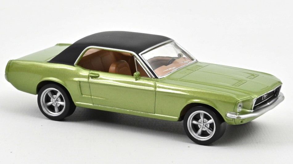 FORD MUSTANG COUPE' 1968 METALLIC GREEN JET CAR 1:43