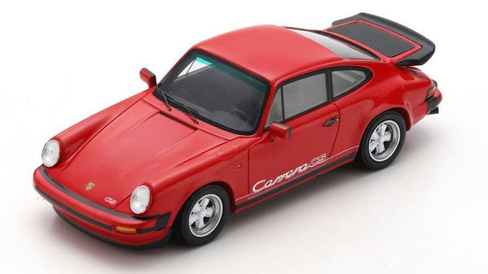 PORSCHE 911 3.2 CARRERA CS COUPE 1989 INDIAN RED 1:43