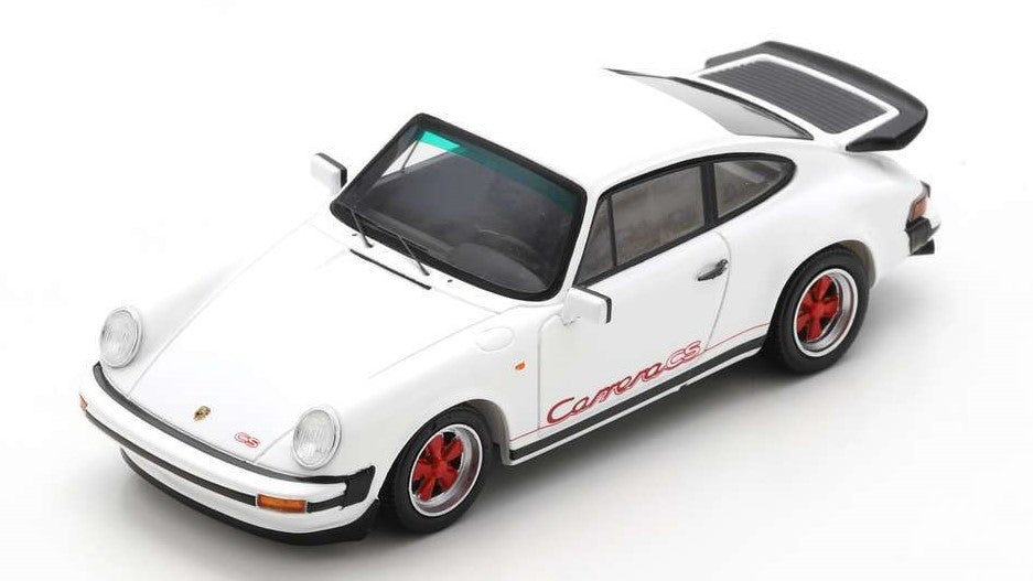 PORSCHE 911 3.2 CARRERA CS COUPE 1989 WHITE 1:43