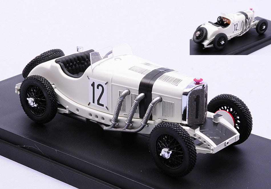 MERCEDES BENZ SSKL SPIDER N 12 GERMAN GP 1931 OTTO MERZ WHITE 1:43