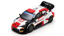 Indlæs billede til gallerivisning TOYOTA YARIS GR HYBRID RALLY1 TEAM TOYOTA GAZOO RACING WRT N 18 5th RALLY JAPAN 2023 T.KATSUTA - AARON JOHNSTON WHITE RED BLACK 1:43