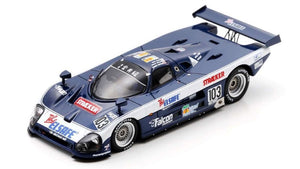 SPICE SE88C 3.3L V8 TEAM MAKO N 103 24h LE MANS 1990 ROBBIE STIRLING - JAMES SHEAD - ROSS HYETT BLUE WHITE 1:43
