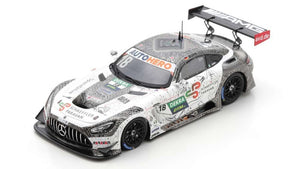 MERCEDES BENZ AMG GT3 EVO TEAM MUCKE MOTORSPORT N 18 DTM SEASON 2022 MAXIMILIAN BUHK WHITE GREY 1:43