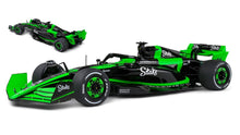 Indlæs billede til gallerivisning SAUBER F1 C44 TEAM STAKE KICK PRESENTATION SEASON 2024 - N 77 VALTTERI BOTTAS - N 24 ZHOU GUANYU GREEN BLACK 1:18